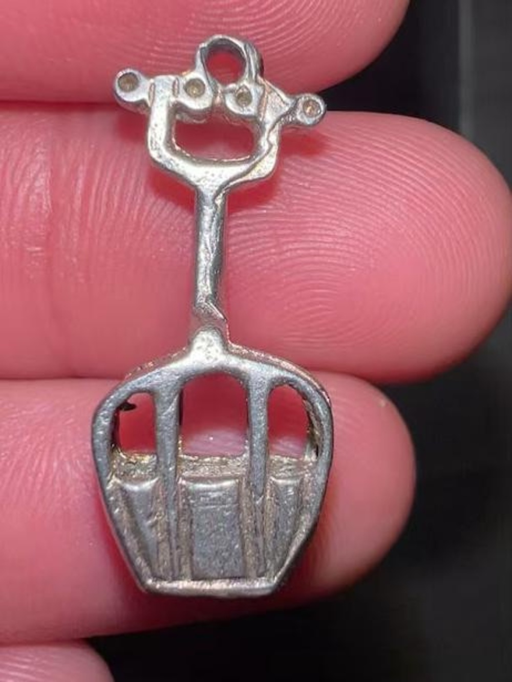 Vintage sterling silver gondola Charm Pendant - Women's Jewelry